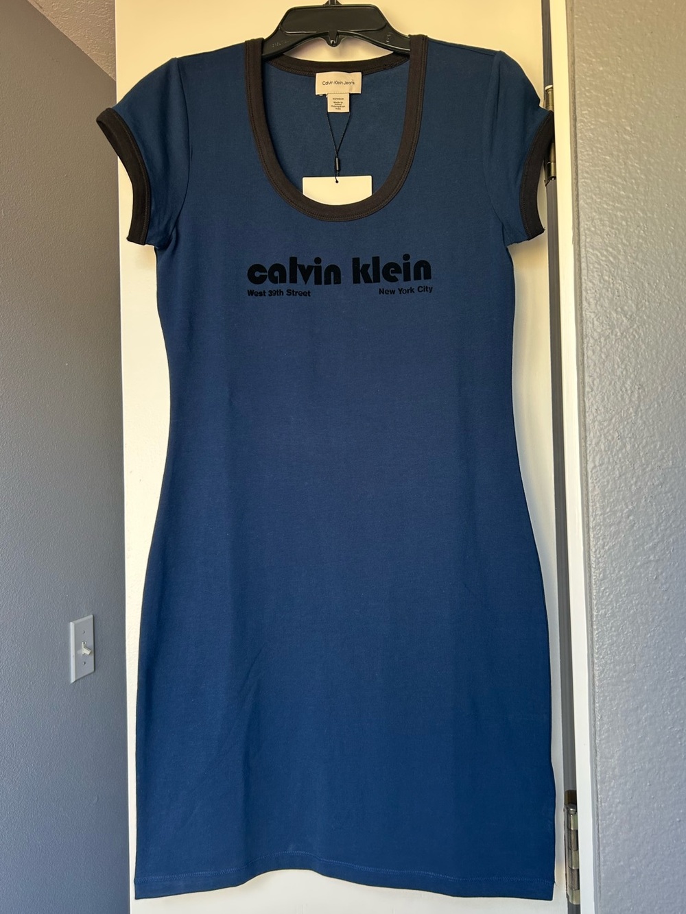 Calvin Klein Jeans Logo Baby Tee Dress